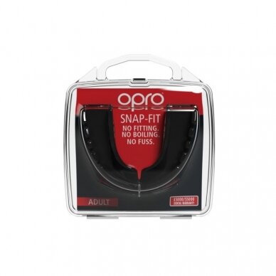 "OPRO" dantų apsauga Snap-Fit Adult - Clear 2