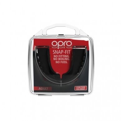 "OPRO" dantų apsauga Snap-Fit Adult - White 2