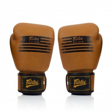 "Fairtex" bokso pirštinės  Legacy - Matte Brown 1