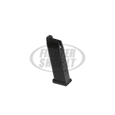 Airsoft - "WE" Dėtuvė -  Magazine WE19 / WE23 GBB 19rds - Black