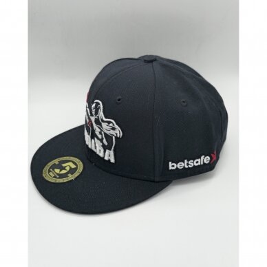 "Sergej Maslobojev" vardinė kepurė - Flat Snapback BS - Black