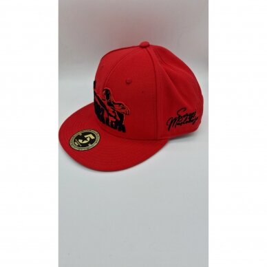 "Sergej Maslobojev" vardinė kepurė - Flat Snapback - Red