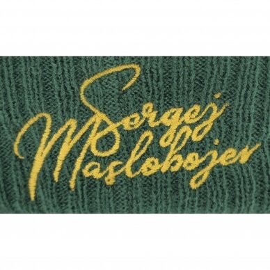 "Sergej Maslobojev" vardinė žieminė kepurė - Winter - Green 7