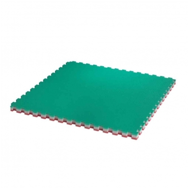 "Trocellen" sertifikuotas tatamis ProGame - II rūšis 4cm minkštas - Red/Green