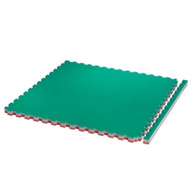 "Trocellen" sertifikuotas tatamis ProGame - II rūšis 5cm - Red/Green 1