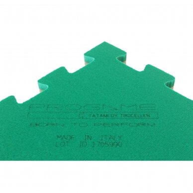"Trocellen" sertifikuotas tatamis ProGame - II rūšis 5cm - Red/Green 2