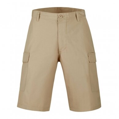 "Helikon" Šortai - BDU SHORTS - COTTON RIPSTOP - Khaki (SP-BDK-CR-13)