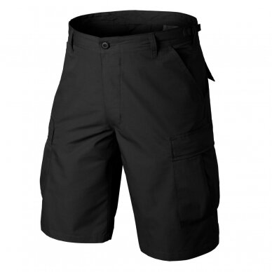 "Helikon" Šortai - BDU SHORTS - POLYCOTTON RIPSTOP - Black (SP-BDK-PR-01)