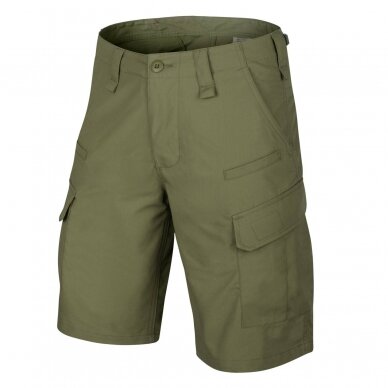 "Helikon" Šortai - CPU SHORTS - POLYCOTTON RIPSTOP - Olive Green (SP-CPK-PR-02)