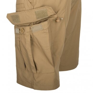 "Helikon" Šortai - CPU SHORTS - POLYCOTTON RIPSTOP - Olive Green (SP-CPK-PR-02) 7