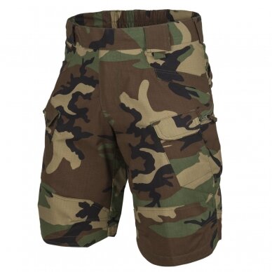 "Helikon" Šortai - URBAN TACTICAL SHORTS 11"® - POLYCOTTON RIPSTOP - US Woodland (SP-UTK-PR-03)