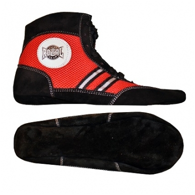 "Royal" wrestling shoes