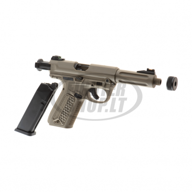 Airsoft - "Action Army" Šratasvydžio pistoletas - AAP01 GBB Full Auto / Semi Auto - Dark Earth 3