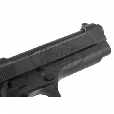 Airsoft - "KJ Works" Šratasvydžio pistoletas - M9 Heavy Weight GBB - Black 4