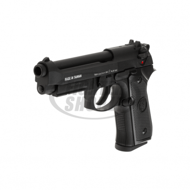 Airsoft - "KJ Works" Šratasvydžio pistoletas M9 A1 Full Metal GBB - Black 2