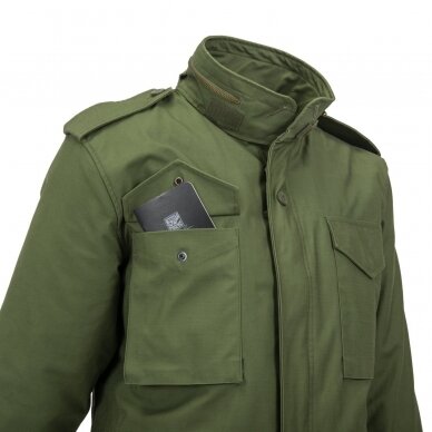 "Helikon" Striukė - M65 Jacket - NyCo Sateen - US Woodland (KU-M65-NY-03-B04) 8