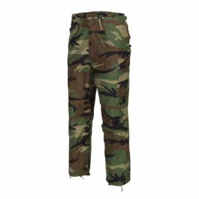 "Helikon" Taktinės kelnės - M65 Trousers - Nyco Sateen - US Woodland (SP-M65-NY-03-B04)