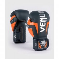 "Venum" bokso pirštinės Elite - Navy/Silver/Orange