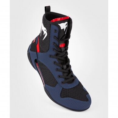 "Venum" bokso bateliai Elite - Navy/Black/Red 4