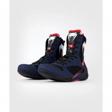 "Venum" bokso bateliai Elite - Navy/Black/Red