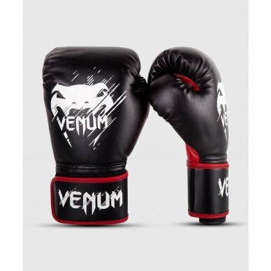 "Venum" bokso pirštinės vaikams Contender - Black/Red 2