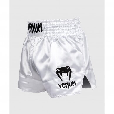 "Venum" K1 / Thai šortai Classic - White/Black 2