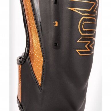 "Venum" kojų apsaugos Elite Evo - Black/Bronze 2