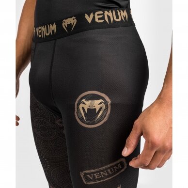 "Venum" kompresinės kelnės Santa Muerte - Black/Brown 7