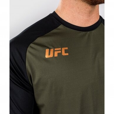 "Venum" marškinėliai UFC Adrenaline Dry Tech - Khaki/Bronze 6