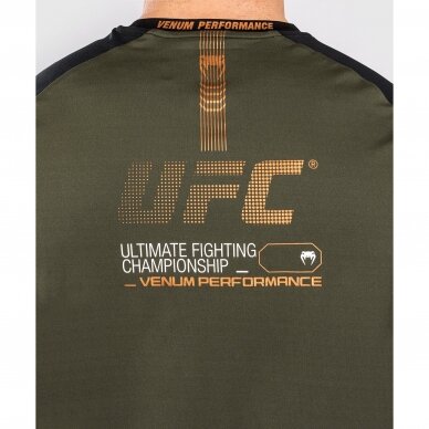 "Venum" marškinėliai UFC Adrenaline Dry Tech - Khaki/Bronze 7