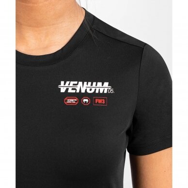 "Venum" moteriški marškinėliai UFC Adrenaline Fight Week Dry Tech - Black 5