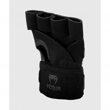 "Venum" pirštinės vietoj bokso bintų Kontact Gel - Black/Black 2