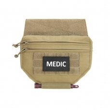 "Warrior" DROP DOWN UTILITY POUCH – COYOTE TAN (W-EO-DDVUP-CT)