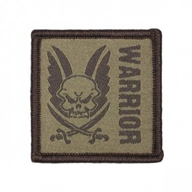 "Warrior" antsiuvas PATCH - DARK EARTH (W-PATCH-V-DE)