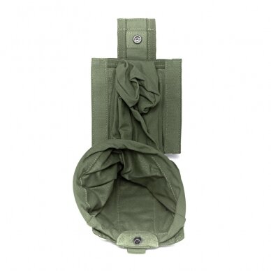 "Warrior" SLIMLINE FOLDING DUMP POUCH – OD GREEN (W-EO-SLFD-OD) 4