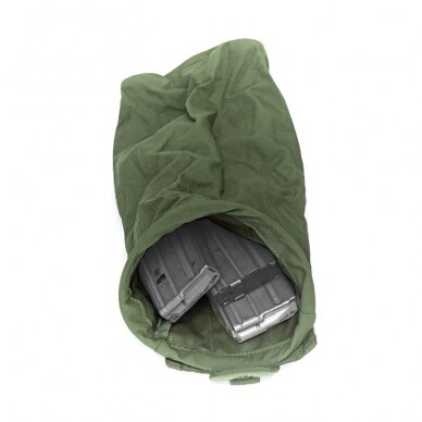 "Warrior" SLIMLINE FOLDING DUMP POUCH – OD GREEN (W-EO-SLFD-OD) 3