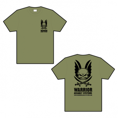 "Warrior" marškinėliai - OD Green (W-TSHIRT-OD) 2