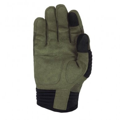 "Warrior" Pirštinės - OMEGA HARD KNUCKLE GLOVES - OD GREEN (W-EO-OHK-OD) 2