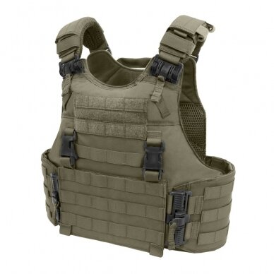 "Warrior" Taktinė liemenė - QUAD RELEASE PLATE CARRIER - RANGER GREEN (W-EO-QRC-RG)  2