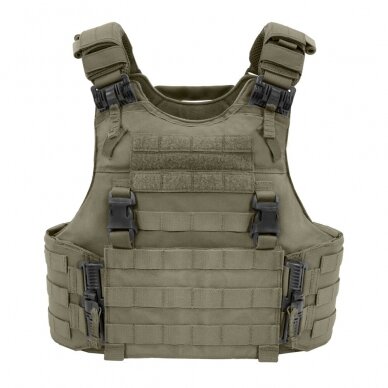 "Warrior" Taktinė liemenė - QUAD RELEASE PLATE CARRIER - RANGER GREEN (W-EO-QRC-RG)