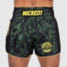 "Wicked One" K-1 / Thai šortai Havoc - Khaki/Yellow