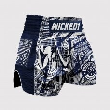 "Wicked One" K-1 / Thai šortai Havoc - Navy/White