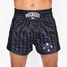 "Wicked One" K-1 / Thai šortai Infinit - Black/Blue