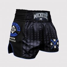 "Wicked One" K-1 / Thai šortai Infinit - Black/Blue