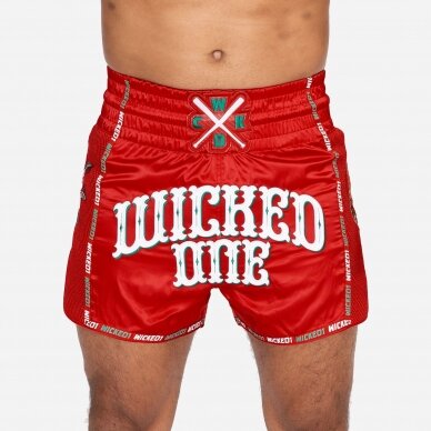 "Wicked One" K-1 / Thai šortai Bandido - Red